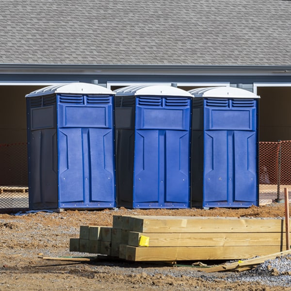 are there any restrictions on what items can be disposed of in the portable restrooms in Oak Hills California